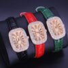 leather stone watch