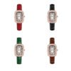 leather stone watch