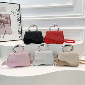 Curvy shiny bag