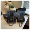 Demin channel bag